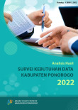 Analisis Hasil Survei Kebutuhan Data BPS Kabupaten Ponorogo 2022